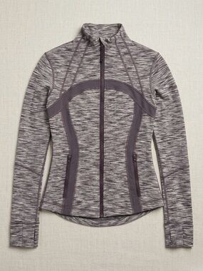 lululemon athletica Define Heathered Lavender Zip-Up Training Jacket